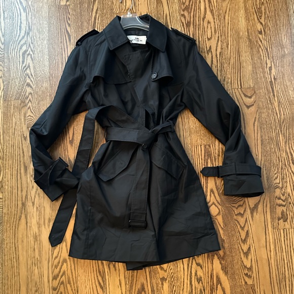 New COACH Trench Coat size L - Picture 4 of 16